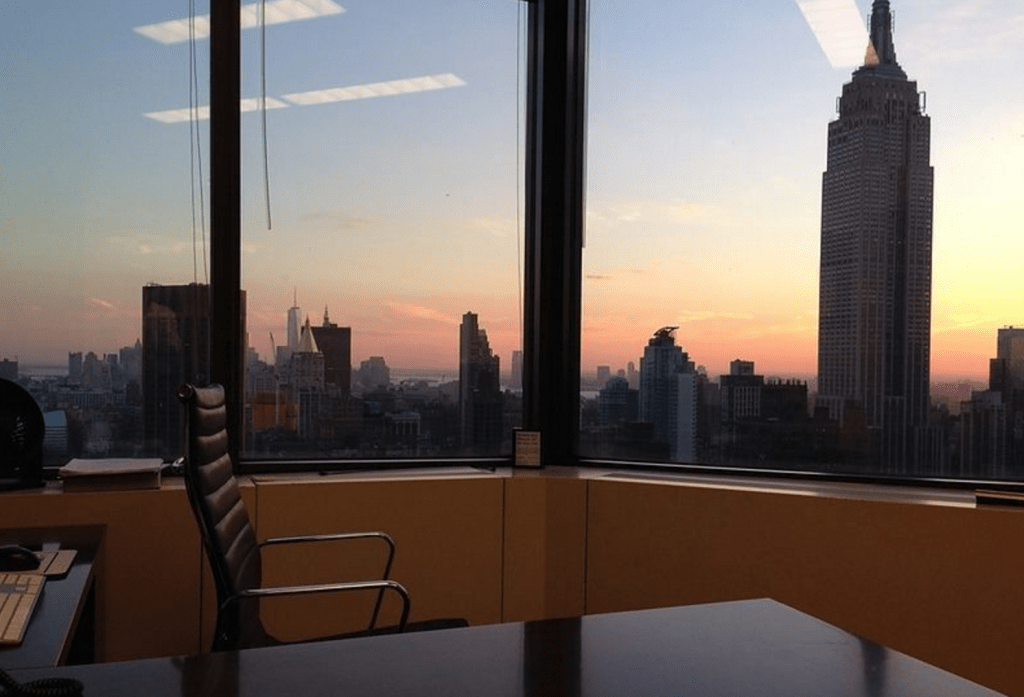 Biglaw's office. Not too shabby.